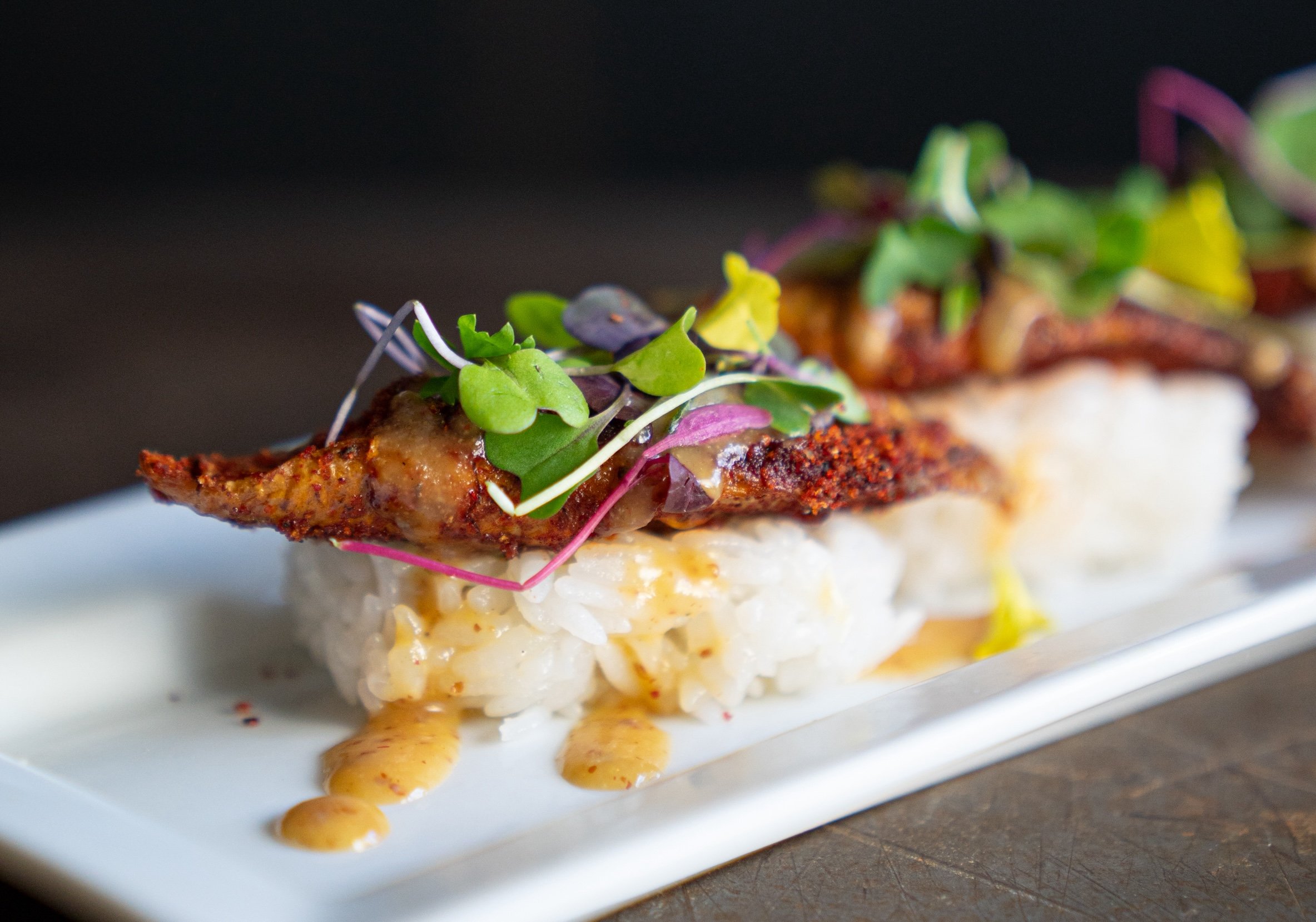 Davin Waite - BBQ Plantain Nigiri